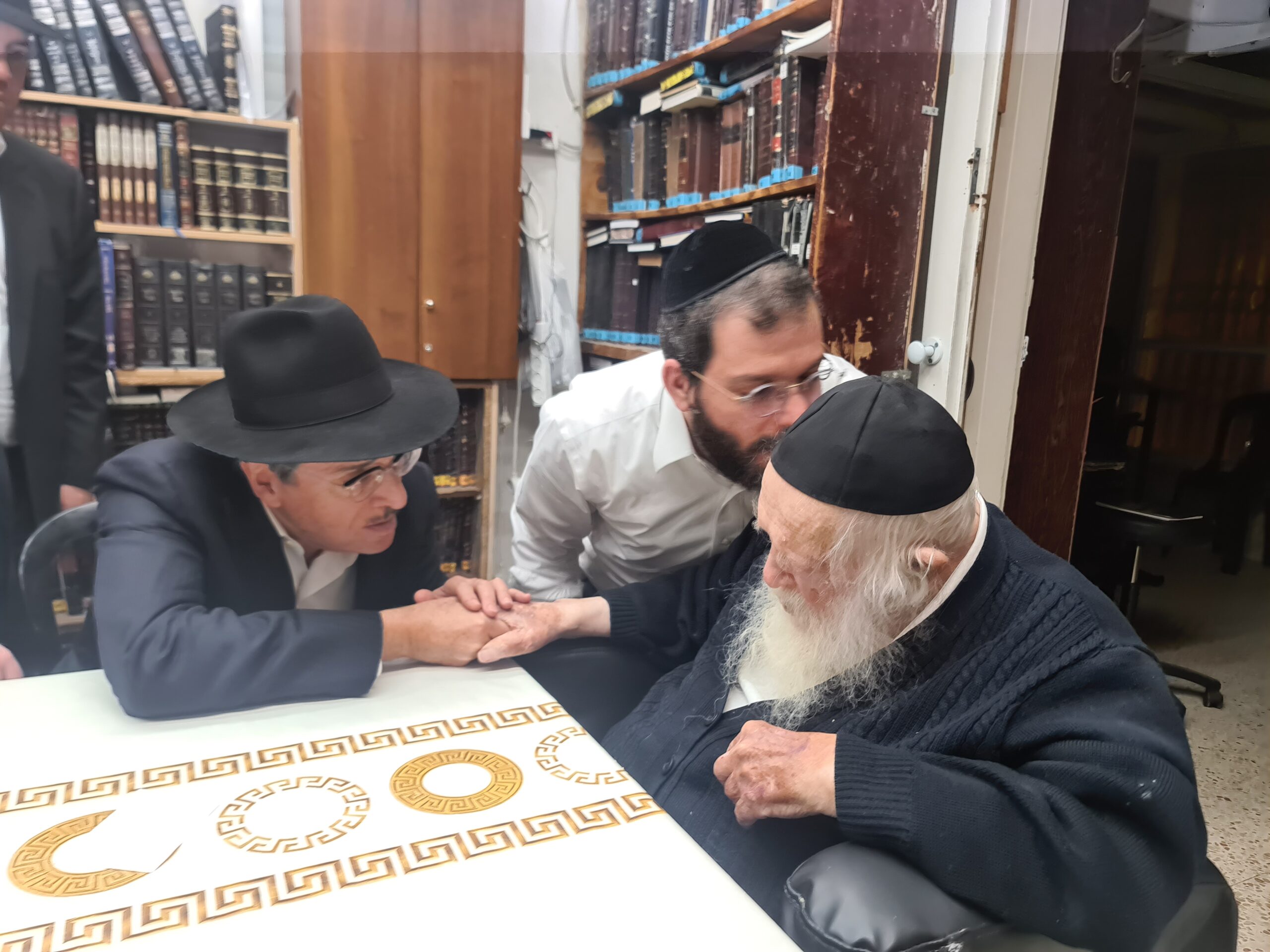 הנגיד רבי שלמה (סול) ורדיגר בביקור אצל מרן רבי חיים קניבסקי שליט”א