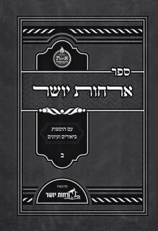 הופיע ויצא לאור: ארחות יושר ב’