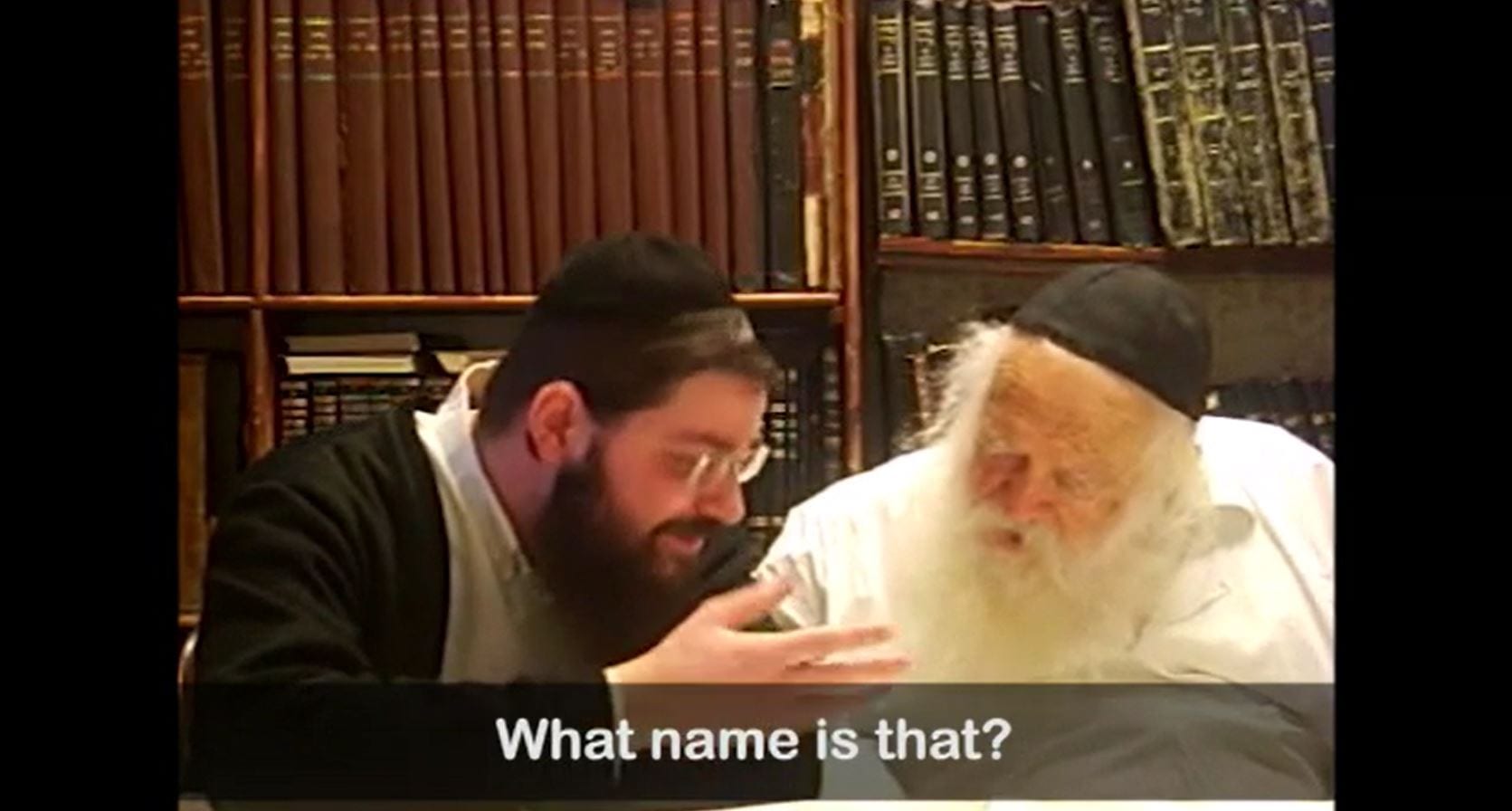 Watch: Maran Shlita discusses giving “Names”